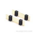 Conector SMT de ángulo recto con cabezal de pasador de paso de 1,27 mm